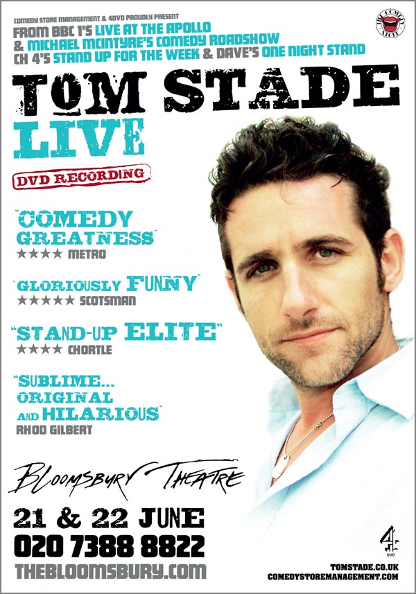 Tom Stade Live Show Flyer Poster Design