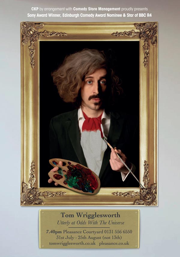 Tom Wrigglesworth Edinburgh Flyer Poster Design