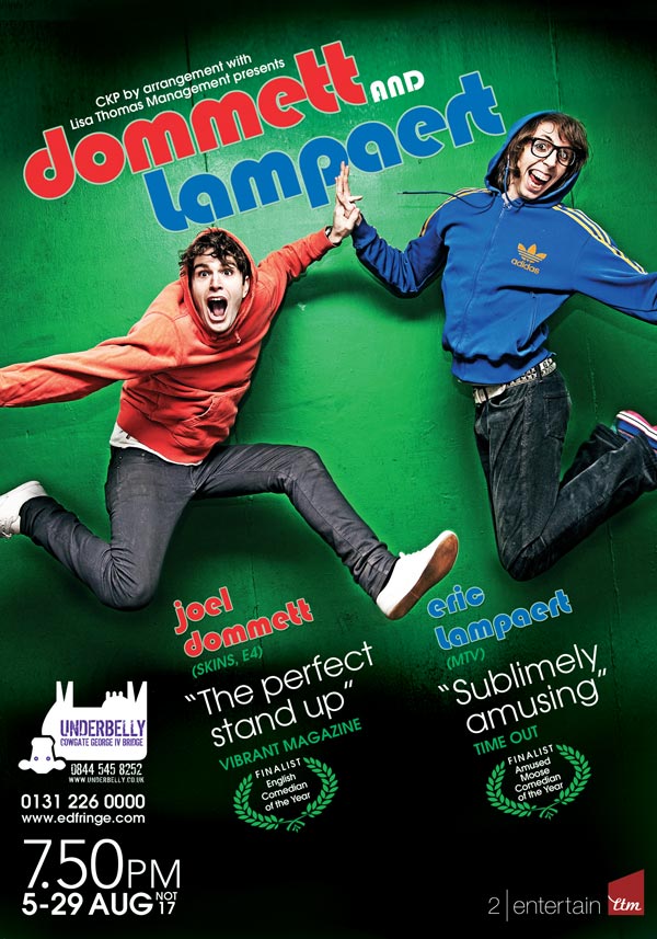 Dommett & Lampaert Show Flyer Poster Design