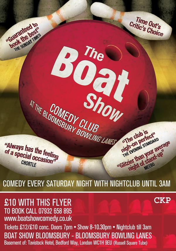 London Comedy Club Flyer Design