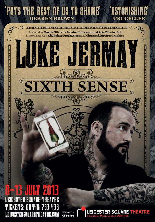 Luke Jermay Show Flyer Design