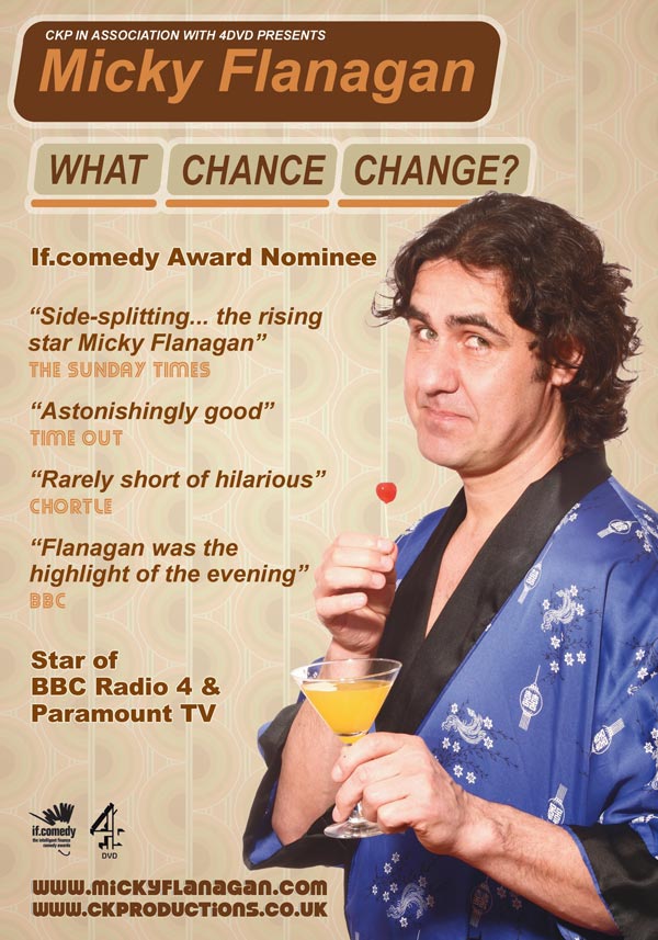 Micky Flanagan Edinburgh Flyer Poster Design