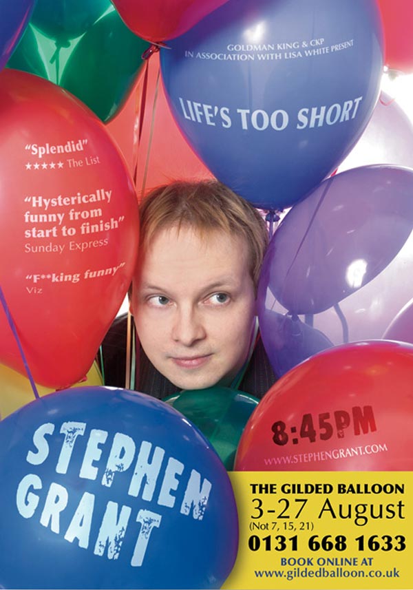 Stephen Grant Edinburgh Flyer Poster Design